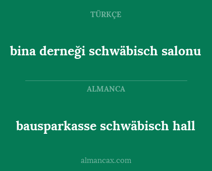 bausparkasse schwäbisch hall - bina derneği schwäbisch salonu