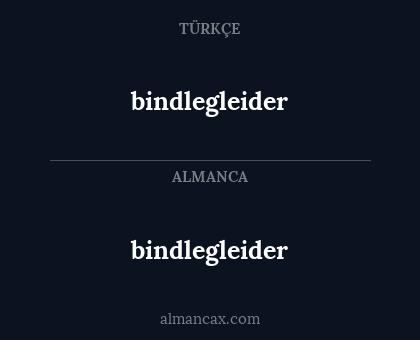 bindlegleider - bindlegleider