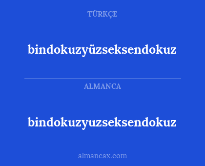 bindokuzyuzseksendokuz - bindokuzyüzseksendokuz