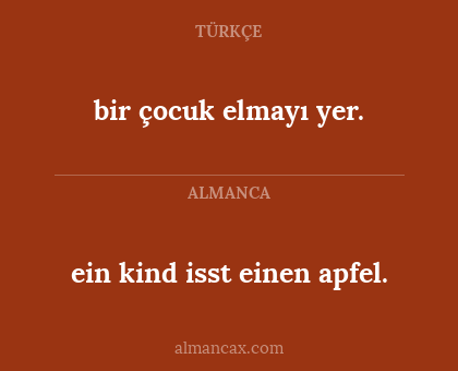 ein kind isst einen apfel. - bir çocuk elmayı yer.