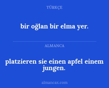 bir oğlan bir elma yer. - platzieren sie einen apfel einem jungen.