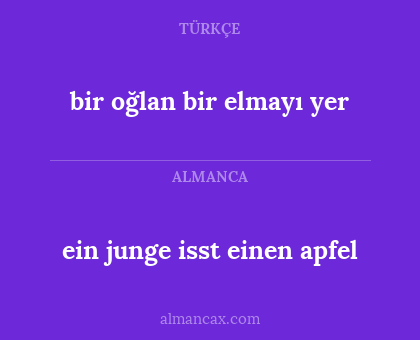 bir oğlan bir elmayı yer - ein junge isst einen apfel