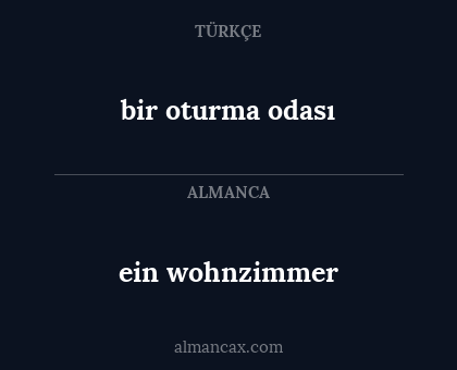 ein wohnzimmer - bir oturma odası