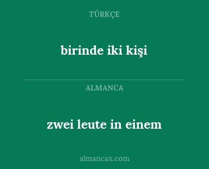 zwei leute in einem - birinde iki kişi