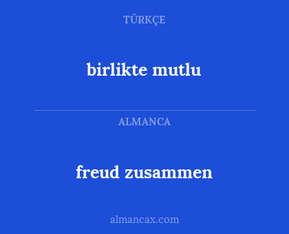 birlikte mutlu - freud zusammen