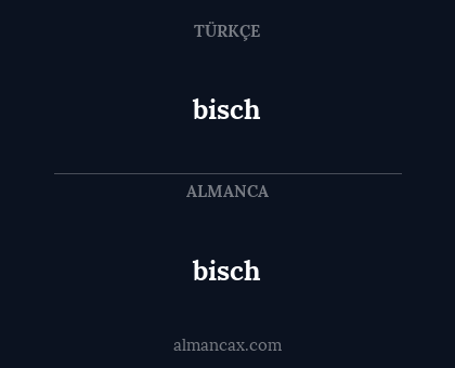 bisch - bisch