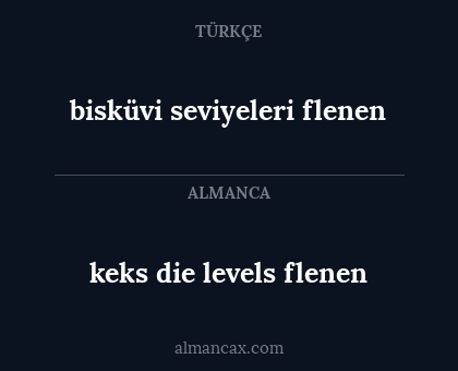 keks die levels flenen - bisküvi seviyeleri flenen