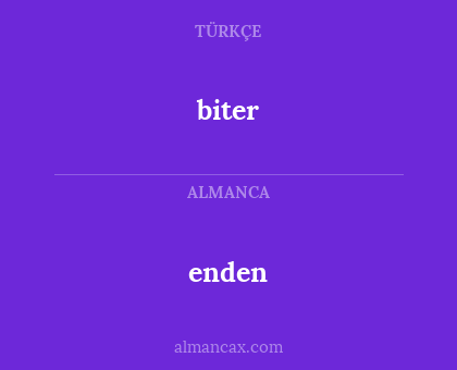 biter - enden