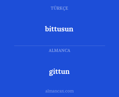 bittusun - gittun