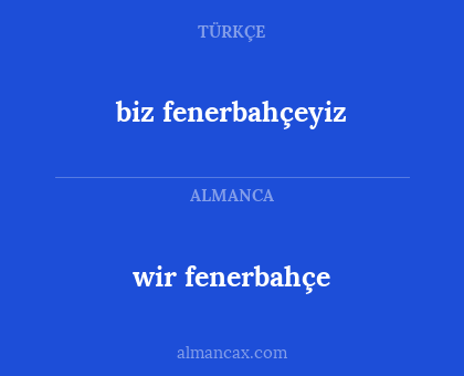 wir fenerbahçe - biz fenerbahçeyiz