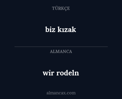biz kızak - wir rodeln