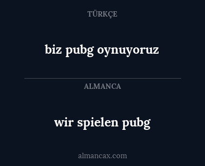 wir spielen pubg - biz pubg oynuyoruz