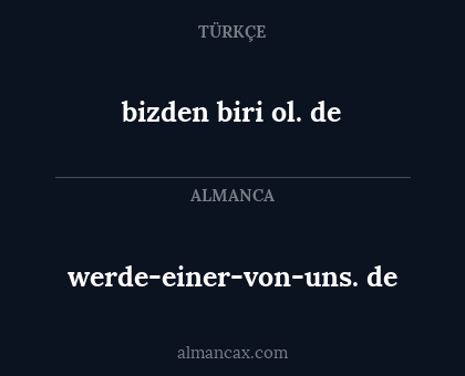 werde-einer-von-uns. de - bizden biri ol. de