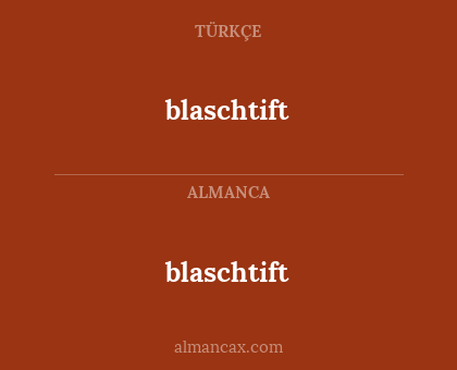 blaschtift - blaschtift