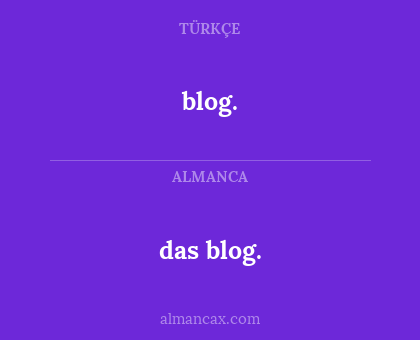 blog. - das blog.