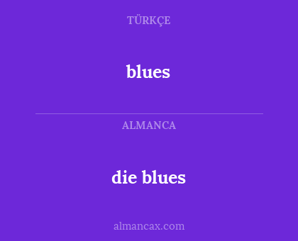 blues - die blues