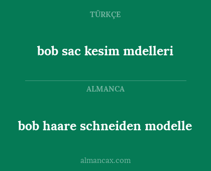 bob sac kesim mdelleri - bob haare schneiden modelle