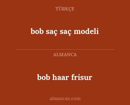 bob saç saç modeli - bob haar frisur