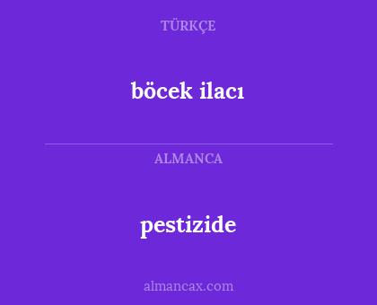 pestizide - böcek ilacı