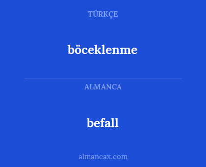 befall - böceklenme