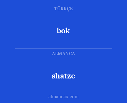 bok - shatze