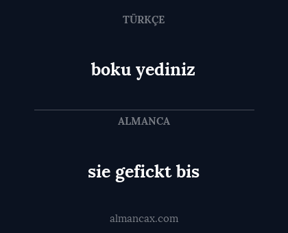 boku yediniz - sie gefickt bis