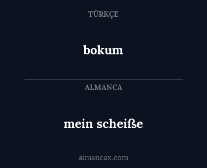 bokum - mein scheiße