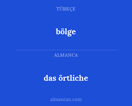das örtliche - bölge