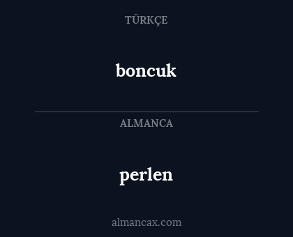 boncuk - perlen