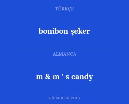 m & m ' s candy - bonibon şeker