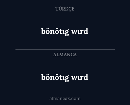 bönötıg wırd - bönötıg wırd