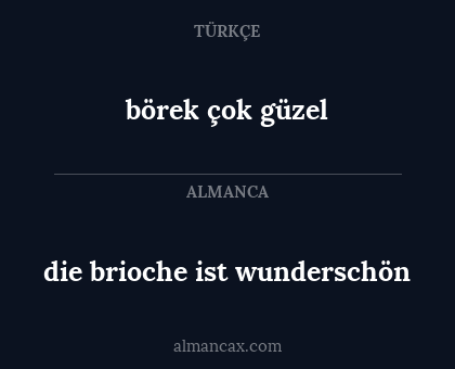 börek çok güzel - die brioche ist wunderschön
