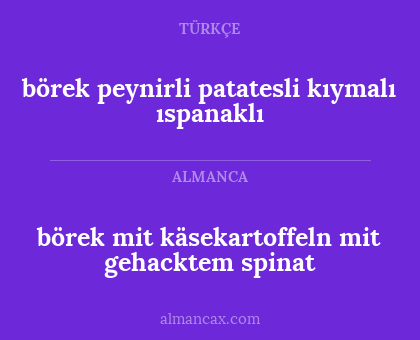 börek mit käsekartoffeln mit gehacktem spinat - börek
peynirli
patatesli
kıymalı
ıspanaklı