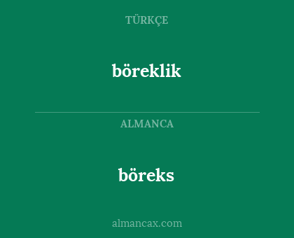 böreklik - böreks