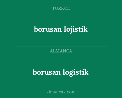 borusan lojistik - borusan logistik