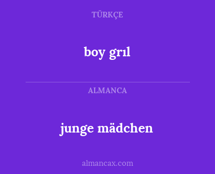 boy grıl - junge mädchen