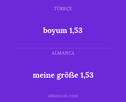 boyum 1,53 - meine größe 1,53