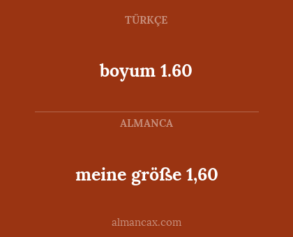 boyum 1.60 - meine größe 1,60
