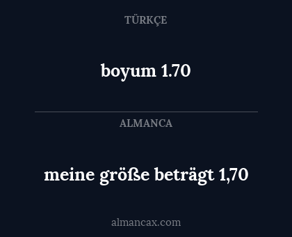 boyum 1.70 - meine größe beträgt 1,70