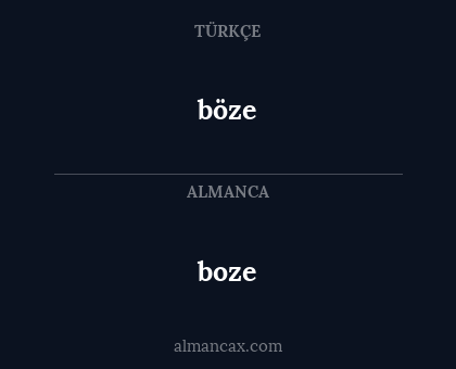 boze - böze