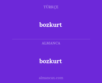 bozkurt - bozkurt