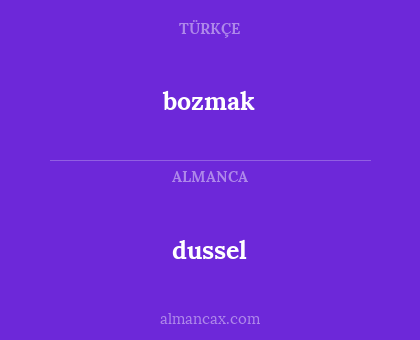 dussel - bozmak