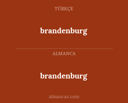 brandenburg - brandenburg