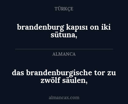 das brandenburgische tor zu zwölf säulen, - brandenburg kapısı on iki sütuna,