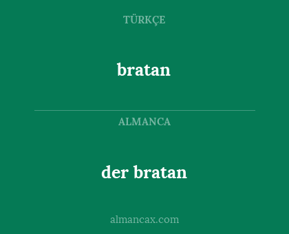 bratan - der bratan