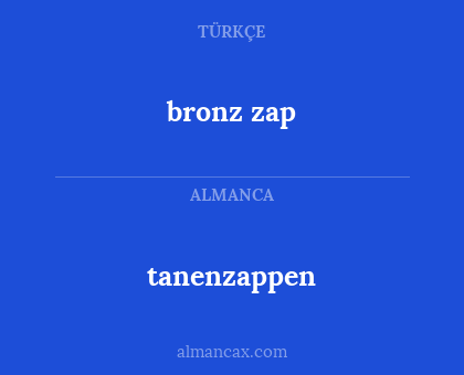 bronz zap - tanenzappen