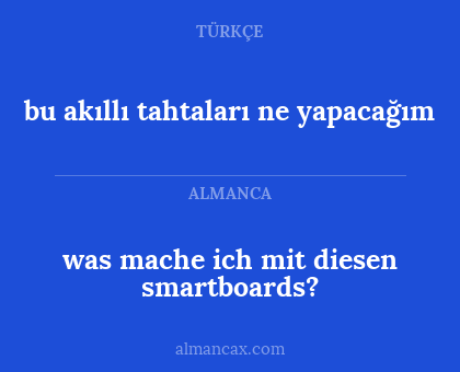 was mache ich mit diesen smartboards? - bu akıllı tahtaları ne yapacağım