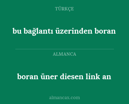 boran üner diesen link an - bu bağlantı üzerinden boran