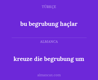 bu begrubung haçlar - kreuze die begrubung um
