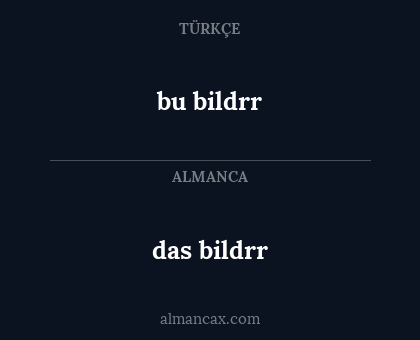 bu bildrr - das bildrr